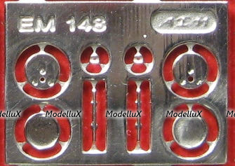 Фототравление Комплект зеркал Москвич (круглые), EM-148