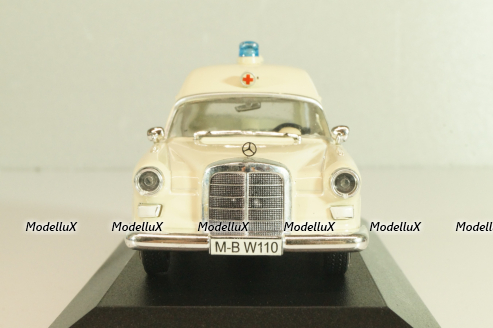 Mercedes-Benz 230 (W110) Binz, Ambulance 1967, Atlas Ambulance Cars Collection 1:43