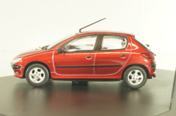 Peugeot 206 XT Berline 1998, red metallic, 472601, Norev 1:43