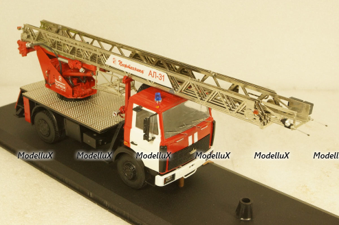 АЛ-31 (Маз-5337) Пожарная автолестница, Мастерская Молотков 1:43