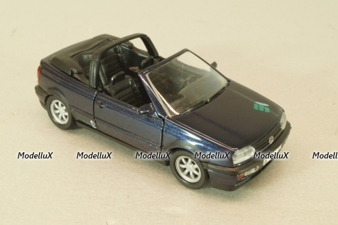 Volkswagen Golf Cabriolet (Golf III) 1991, dark blue, 1006DB, Schabak 1:43