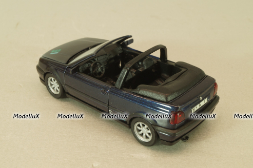 Volkswagen Golf Cabriolet (Golf III) 1991, dark blue, 1006DB, Schabak 1:43