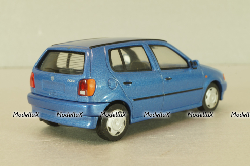 Volkswagen Polo 5-doors (Polo III) 1994, blue, Herpa 1:43