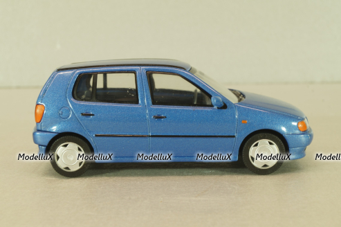 Volkswagen Polo 5-doors (Polo III) 1994, blue, Herpa 1:43