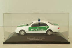 Mercedes-Benz E320 (W210)  Polizei 1995, white/green, B66005728, Herpa 1:43