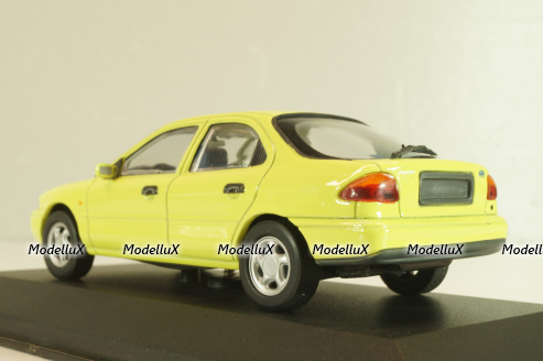 Ford Mondeo Fastback (MK3) 1992, yellow, 082071, Minichamps 1:43