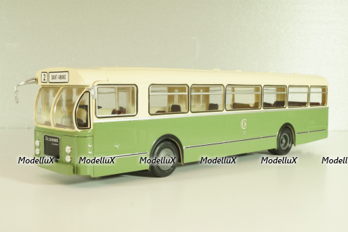 BROSSEL BL55 1966, bus, green, AUTOBUS DAL MONDO №67, Hachette 1:43 С журналом!