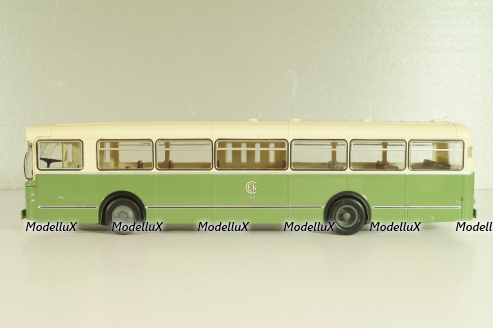 BROSSEL BL55 1966, bus, green, AUTOBUS DAL MONDO №67, Hachette 1:43 С журналом!