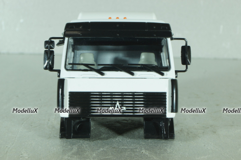 Маз кабина в сборе, белая, АвтоИстория 1:43