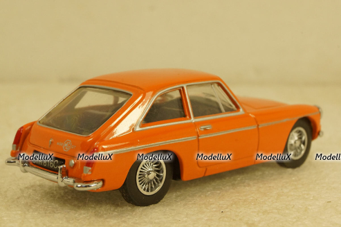 MGB GT, 1965 orange, Dinky Toys 1:43