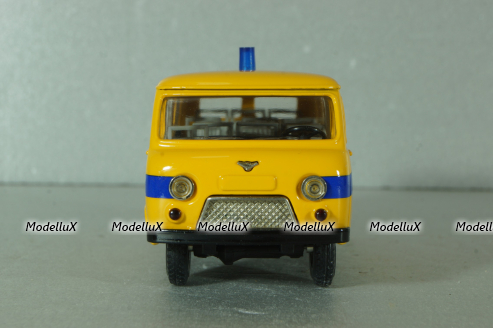 Уаз-452, милиция, Тантал/Радон (Конверсия) 1:43