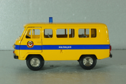 Уаз-452, милиция, Тантал/Радон (Конверсия) 1:43