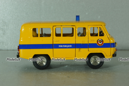 Уаз-452, милиция, Тантал/Радон (Конверсия) 1:43