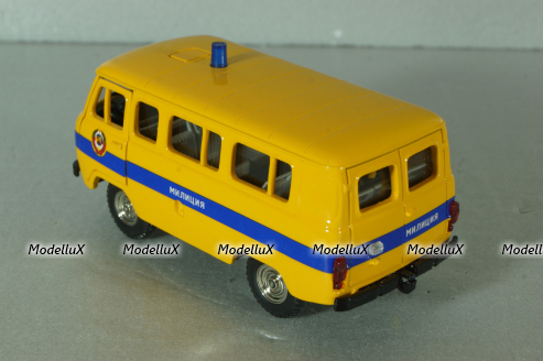 Уаз-452, милиция, Тантал/Радон (Конверсия) 1:43