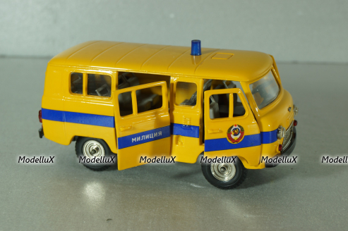 Уаз-452, милиция, Тантал/Радон (Конверсия) 1:43