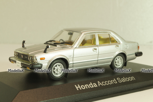 Honda Accord Saloon 1978, silver, 800462, Norev 1:43