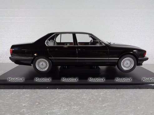 BMW 750i (E32) 1986, 7 Series, metallic black, MCG18162, MCG 1:18