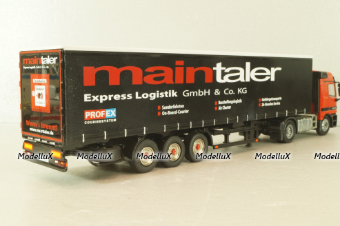 Kogel semi-trailer "Main taler", black, 848/01, NZG 1:50