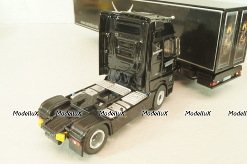 Mercedes-Benz Actros FH25 GigaSpace 4x2 2012 with semi-trailer "Sansibar", black, 8621/02, NZG 1:50 