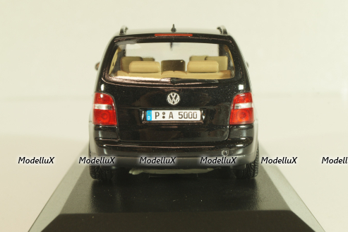 Volkswagen Touran 2003, black, 170099300F9R, Minichamps 1:43