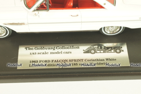 Ford Falcon Sprint 1963, white, GC-010B, Goldvarg 1:43