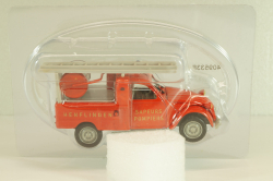 Citroen 2CV Pick-up Sapeurs pompiers HELDENFINGEN, 1963, 409533F, Norev 1:43