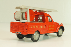 Citroen 2CV Pick-up Sapeurs pompiers HELDENFINGEN, 1963, 409533F, Norev 1:43