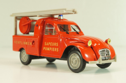 Citroen 2CV Pick-up Sapeurs pompiers HELDENFINGEN, 1963, 409533F, Norev 1:43