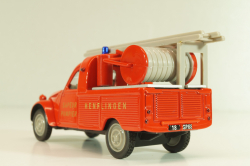 Citroen 2CV Pick-up Sapeurs pompiers HELDENFINGEN, 1963, 409533F, Norev 1:43