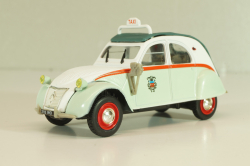 Citroen 2CV AZL Taxi París 1957, green/white, 409521M, Norev 1:43