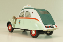 Citroen 2CV AZL Taxi París 1957, green/white, 409521M, Norev 1:43