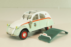 Citroen 2CV AZL Taxi París 1957, green/white, 409521M, Norev 1:43