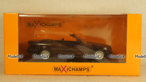 BMW 3-SERIES E36 CABRIOLET - 1993 - PURPLE METALLIC, 940023331, Maxichamps 1:43