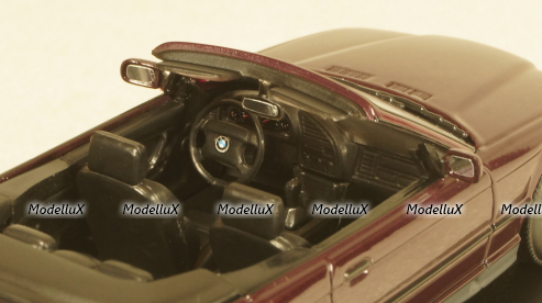 BMW 3-SERIES E36 CABRIOLET - 1993 - PURPLE METALLIC, 940023331, Maxichamps 1:43