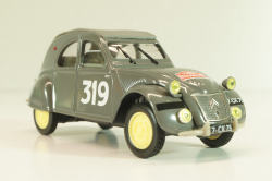 Citroen 2CV AZ #319 Rallye Monte-Carlo 1954, grey, 409539N, Norev 1:43