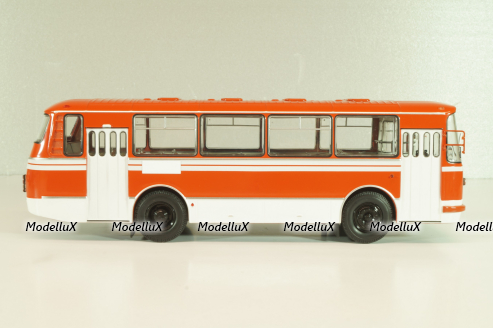 ЛАЗ-695Н (1981), красный/белый, DEMPRICE 1:43 