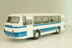 ЛАЗ-695Н (1981), белый/синий, DEMPRICE 1:43 