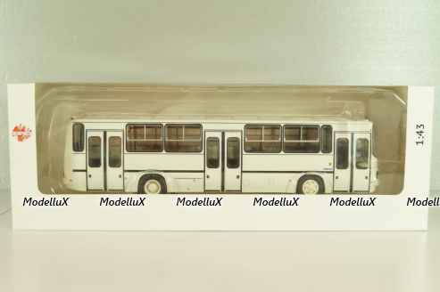 Икарус-263, городской автобус 1985 белый, DEMPRICE 1:43