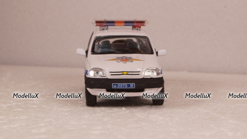 Ваз-2123 Нива Милиция, Chevrolet Niva Милиция, Cararama 1:43