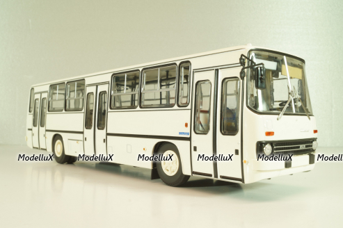 Икарус-263, городской автобус 1985 белый, DEMPRICE 1:43