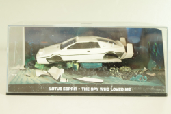 Lotus Esprit from movie "The Spy who loved me" 1977, white, James Bond Modellauto Collection №3, Altaya 1:43