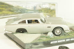 Aston Martin DB5 from movie "Goldfinger" 1964, grey, James Bond Modellauto Collection №1, Altaya 1:43