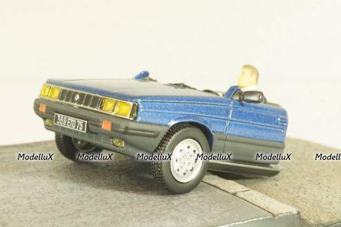 Renault 11 Taxi from movie "A view to a kill" 1985, blue, James Bond Modellauto Collection, Altaya 1:43