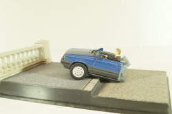 Renault 11 Taxi from movie "A view to a kill" 1985, blue, James Bond Modellauto Collection, Altaya 1:43