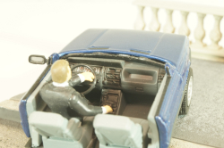 Renault 11 Taxi from movie "A view to a kill" 1985, blue, James Bond Modellauto Collection, Altaya 1:43