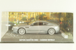 Aston Martin DBS from movie "Casino Royale" 2006, silver, James Bond Modellauto Collection #5, Altaya 1:43