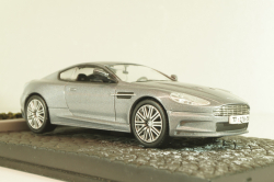 Aston Martin DBS from movie "Casino Royale" 2006, silver, James Bond Modellauto Collection #5, Altaya 1:43