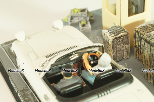 Toyota 2000 GT from movie "You only live twice" 1967, white, James Bond Modellauto Collection #7, Altaya 1:43