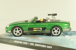 Jaguar XKR from movie "Die another day" 2002, green, James Bond Modellauto Collection №6, Altaya 1:43