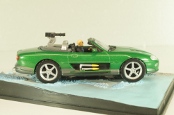 Jaguar XKR from movie "Die another day" 2002, green, James Bond Modellauto Collection №6, Altaya 1:43